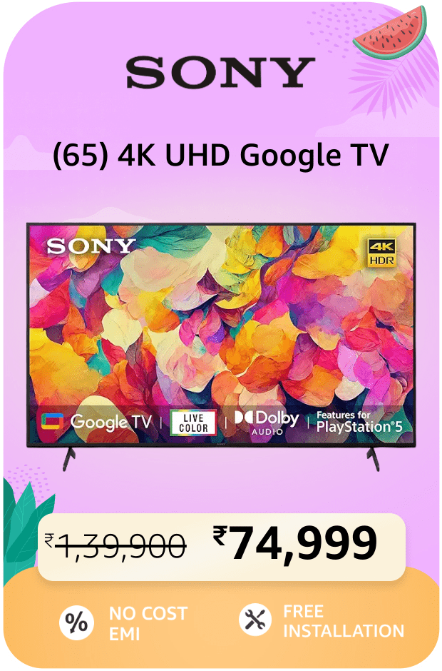 Sony Bravia 164 cm 65 inches 4K Ultra HD Smart LED Google TV