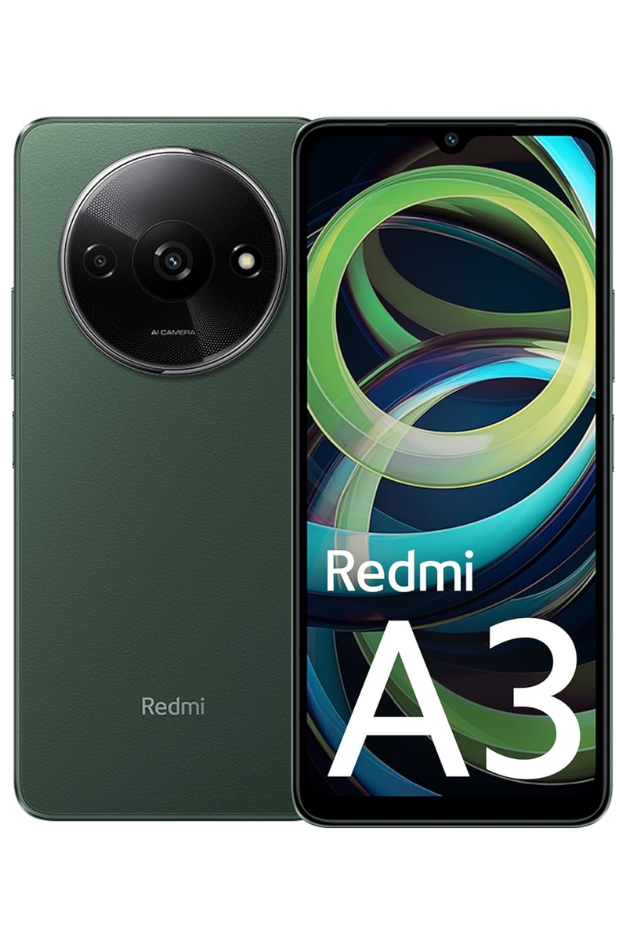 Redmi A3 (Olive Green, 3GB RAM, 64GB Storage)