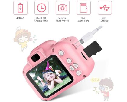 GetUSCart- Gifts for Girls Age 6-8 Kids Smart Phone Toys for Girls Age 5-7+  Teenage Easter Christmas Stocking Stuffers for Kids for 3 4 5 7 9 6 8 10  Year Old Girl Birthday Gift Ideas with 8G SD Card