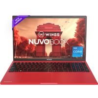 Wings Nuvobook V1 Aluminium Alloy Metal Body Intel Core i5 11th Gen 1155G7 -  (8 GB/ DDR4/ Windows 11 Home) Laptop - WL-Nuvobook V1-RED