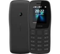 Nokia 110 Dual sim Keypad Phone with FM Radio, Auto Call Recording ( 4 MB Storage, 4 MB RAM, Charcoal)