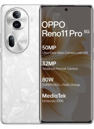 OPPO Reno 11 Pro 5G  ( 256 GB Storage, 12 GB RAM, Pearl White)