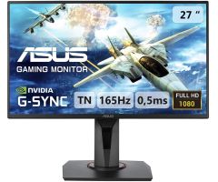 ASUS 27 inch Full HD LED Backlit TN Panel Gaming Monitor - VG278QR- NVIDIA G Sync, Response Time: 0.5 ms, 165 Hz Refresh Rate