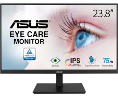 ASUS EYE-CARE 23.8 inch Full HD LED Backlit IPS Panel Monitor - VA24DQ- Response Time: 5 ms, 75 Hz Refresh Rate
