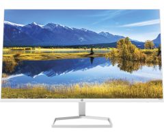 HP 27 inch Full HD Ultra Slim Bezel||White Colour Monitor - M27fwa- Response Time: 5 ms, 75 Hz Refresh Rate