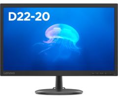 Lenovo 21.5 inch Full HD TN Panel Monitor - D22-20- Response Time: 5 ms, 60 Hz Refresh Rate