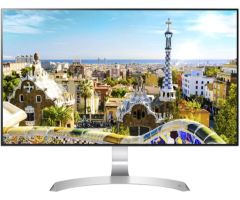 LG 27 inch Full HD LED Backlit IPS Panel White Colour Monitor - 27MP89HM- Response Time: 5 ms, 75 Hz Refresh Rate