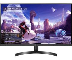 LG Ultra-Fine 31.5 Inches WQHD LED Backlit IPS Panel with HDR10, Color Calibrated, Reader Mode, Flicker Safe, 3-Side Virtually Borderless Design Monitor - 32QN600 - BB.ATRDMSN- AMD Free Sync, Response Time: 5 ms, 75 Hz Refresh Rate