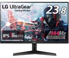 LG ULTRAGEAR GAMING SERIES 24 inch Full HD LED Backlit IPS Panel Gaming Monitor - 24GN600, Freesync Premium, sRGB 99%, HDMI x 2, Display Port, HDR 10- Frameless, AMD Free Sync, Response Time: 1 ms, 144 Hz Refresh Rate