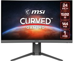 MSI Optix 23.8 inch Curved Full HD VA Panel Gaming Monitor - Optix G24C6P- AMD Free Sync, Response Time: 1 ms, 144 Hz Refresh Rate