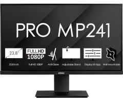 MSI PRO 23.8 inch Full HD LED Backlit IPS Panel Monitor - PRO MP241- Response Time: 5 ms, 60 Hz Refresh Rate