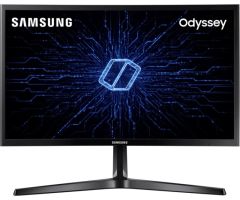 SAMSUNG 24 inch Curved Full HD VA Panel with Game Mode, Low Input Lag, Eye Saver Mode & Flicker Free Full Immersion Gaming Monitor - LC24RG50FZWXXL- AMD Free Sync, Response Time: 4 ms, 144 Hz Refresh Rate