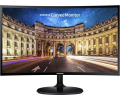 SAMSUNG 24 inch Curved Full HD VA Panel with HDMI, Audio Ports, 1800R,Flicker Free, Slim Design Monitor - LC24F392FHWXXL- AMD Free Sync, Response Time: 4 ms, 60 Hz Refresh Rate