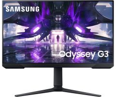 SAMSUNG Odyssey G3 27 inch Full HD VA Panel with HAS, 3-Sided Borderless Display, Eye-Saver Mode, Flat Gaming Monitor - LS27AG30ANWXXL- AMD Free Sync, Response Time: 1 ms, 144 Hz Refresh Rate