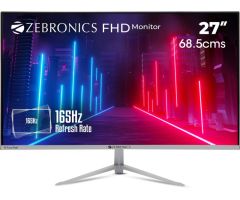 ZEBRONICS 27 inch Full HD VA Panel Wall Mountable Gaming Monitor - ZEB-A27FHD Slim Gaming LED monitor with 68.5cm, 165Hz refresh rate- Response Time: 12 ms