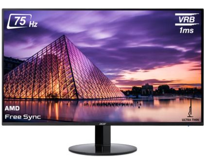 acer 23.8 inch Full HD LED Backlit VA Panel Monitor - SA241Y- AMD Free Sync, Response Time: 1 ms, 75 Hz Refresh Rate