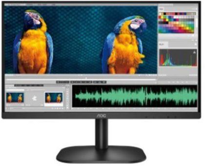 AOC 21.5 Inch Full HD VA Panel Monitor - 22B2HN 21.5 inch Ultra Slim Full HD monitor with Adaptive Sync- Adaptive Sync, Response Time: 7 ms, 75 Hz Refresh Rate