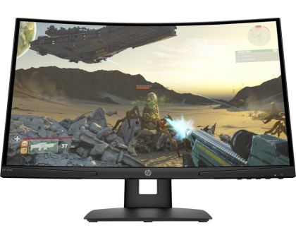 HP 23.6 inch Curved Full HD LED Backlit VA Panel Gaming Monitor - X24c- Response Time: 4 ms, 144 Hz Refresh Rate