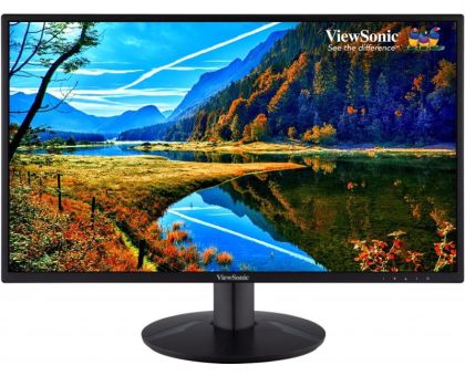 ViewSonic 23.8 inch Full HD LED Backlit IPS Panel High viewing Angle Monitor - VA2418-SH- AMD Free Sync, Response Time: 5 ms, 75 Hz Refresh Rate