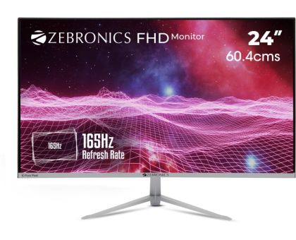 ZEBRONICS 24 inch Full HD LED Backlit VA Panel Wall Mountable Gaming Monitor - ZEB-A24FHD- Response Time: 8 ms, 165 Hz Refresh Rate