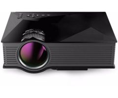 Bluebells India ® Wireless WIFI UC-46 Mini Multimedia Video Home Cinema LED 1200 lm LED Corded Portable ProjectoR - 1200 lm / Wireless / Remote Controller Portable Projector- Black