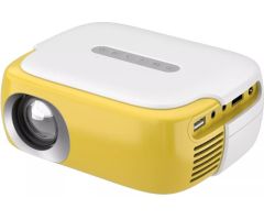 dkian RD860 Mini Projector 2000 Lumen Home cinema projector USB HDMI support 1920 - 2000 lm / 1 Speaker / Remote Controller Portable Projector- White