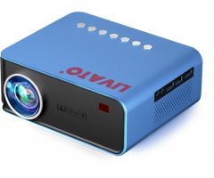 Livato T4 Full HD Wifi Inbuilt Youtube - 3998 lm / 1 Speaker / Wireless / Remote Controller Portable Projector- Blue