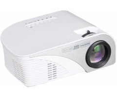 Miracle Digital 1200 LED PROJECTOR/SUPPORT - 1200 lm / 1 Speaker / Remote Controller Projector- White