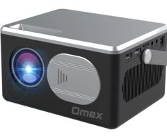 Omex X4 Android 9.0 Smart 2800LM LED Projector WIFI HDMI USB - 2800 lm / Wireless / Remote Controller Portable Projector- Black