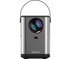 WZATCO M6 Pro-New - 3300 lm / 2 Speaker / Wireless / Remote Controller Portable Projector- Grey