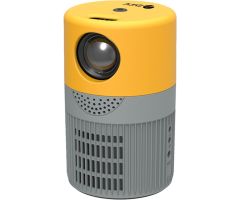 Zync S3 LED Mini Projector 100 inch Screen 3000 Lumens - 1500 lm Portable Projector- Yellow