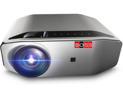 BOSS S29A | Ultra HD 3840 x 2160p, 7000 lumens, 10000:1 Contrast, Lifetime 60,000 Hrs - 7000 lm Portable Projector- White