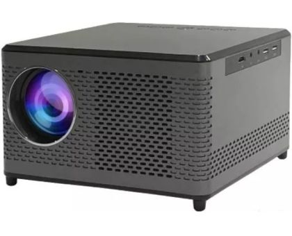 dkian K3 android Projector Full HD Home Cinema Projector 7200 Lumens WiFi Bluetooth - 7200 lm Portable Projector- Black
