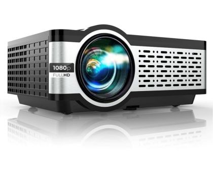 Egate i9 Pro-Max FHD 1080p - 4500 lm / 1 Speaker / Remote Controller Portable Projector- Black
