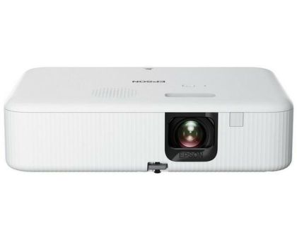 Epson CO-FH02 - 3000 lm / 1 Speaker Full HD 1080p Android OS, 5W Built-in Speaker, OTT Channels Free Bundle for 1 year : Amazon Prime / Hotstar / Zee / SonyLIV / Netflix Subscriptions, Home Theatre Projector- White