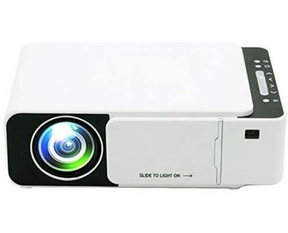 V P ENTERPRISES T5 uc46 Smart Projector HD 3D 4K WiFi Miracast 3200 Lumens Home Cinema Projector - 3200 lm Portable Projector- White, Black
