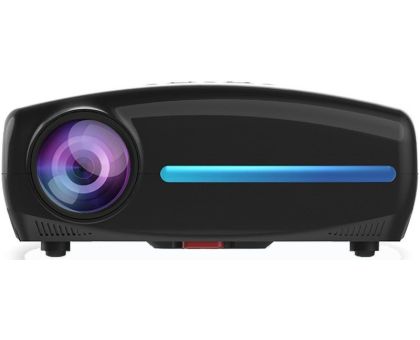 WZATCO S4 Native 1080P Android 6.1 Full HD Home Cinema 5500 Lumens - 5500 lm / 2 Speaker / Remote Controller Projector- Black