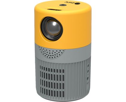 Zync S3 LED Mini Projector 100 inch Screen 3000 Lumens - 1500 lm Portable Projector- Yellow