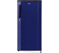 Haier 190 L Direct Cool Single Door 2 Star Refrigerator- Blue Mono, HED-19TBS