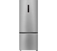 Haier 346 L Frost Free Double Door 3 Star Refrigerator- BrushlineSilver, HRB-3664BS-E