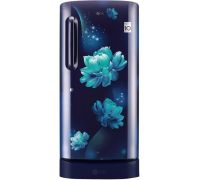 LG 185 L Direct Cool Single Door 5 Star Refrigerator with Base Drawer- Blue Charm, GL-D201ABCU