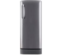 LG 224 L Direct Cool Single Door 5 Star Refrigerator with Base Drawer- Shiny Steel, GL-D241APZZ