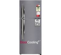 LG 242 L Frost Free Double Door 3 Star Refrigerator  with Smart Inverter- Shiny Steel, GL-I292RPZX