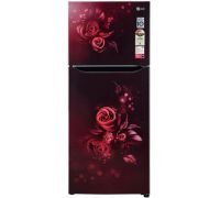 LG 284 L Frost Free Double Door Top Mount 2 Star Convertible Refrigerator- Scarlet Euphoria, GL-S302SSEY