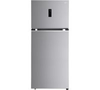 LG 380 L Frost Free Double Door Top Mount 3 Star Convertible Refrigerator- Shiny Steel, GL-T412VPZX