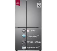 LG 655 L Frost Free Side by Side Refrigerator- Shiny Steel, GL-B257EPZX
