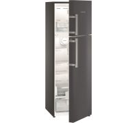Liebherr 350 L Frost Free Double Door Top Mount 2 Star Refrigerator- Cobalt Steel, TDcs 3540-20