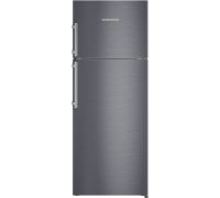 Liebherr 472 L Frost Free Double Door Top Mount 2 Star Refrigerator- Cobalt Steel, TDcs 4740-20