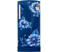 Lloyd 200 L Direct Cool Single Door 4 Star Refrigerator with Base Drawer- Begonia Blue, GLDF214SS2PB