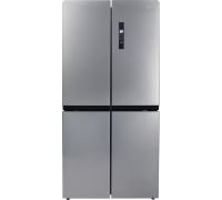 Midea 544 L Frost Free French Door Bottom Mount Refrigerator  with Four Door- Silver, MRF5520MDSSF